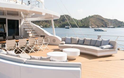 Sailing Yacht ALL ABOUT U 2 Main Aft Deck Seating