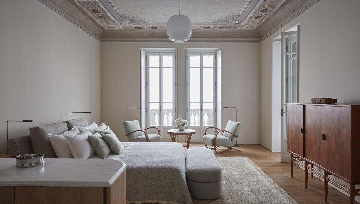 Villa Peduzzi PigraLake ComoFirst FloorMaster Suite Bedroom
