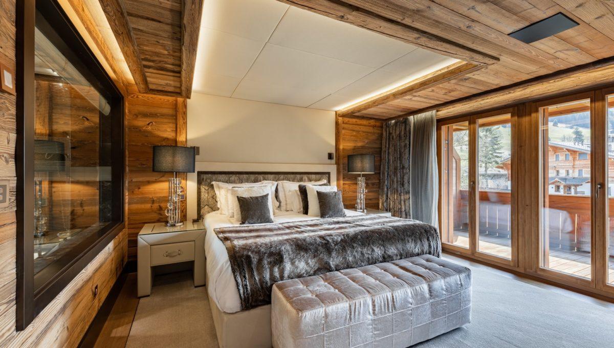 Bedroom with a Balcony _ Views, Three Bedroom Residence, Ultima Gstaad
