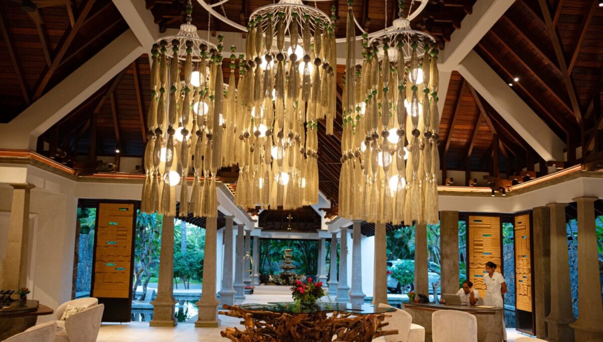 Main lobby chandelier